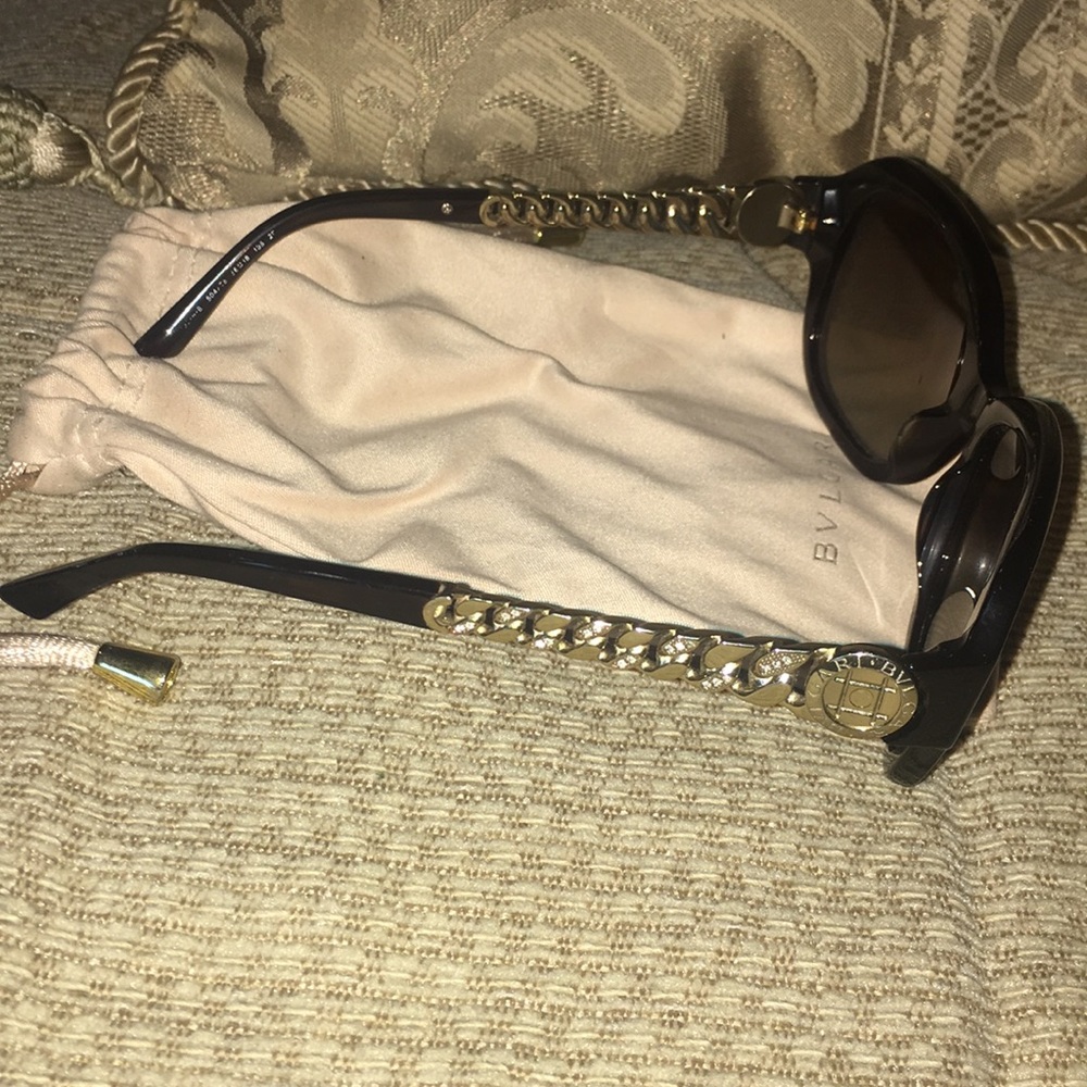 EUC BVLGARI Polarized Mother of Pearl Sunglasses - Picture 8 of 16